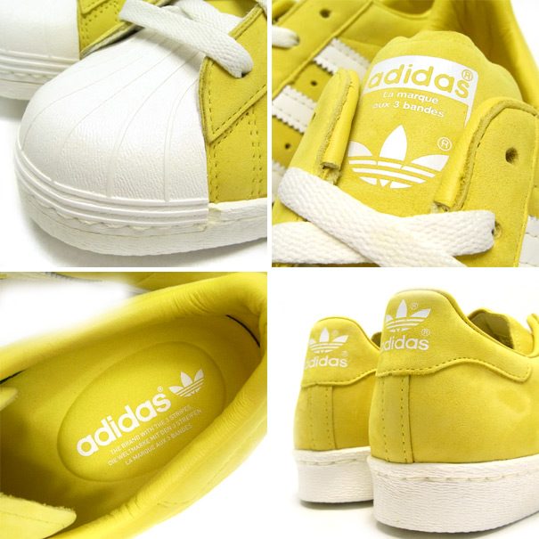 アディダス スーパースター 80'S イエロー/ホワイト G43831