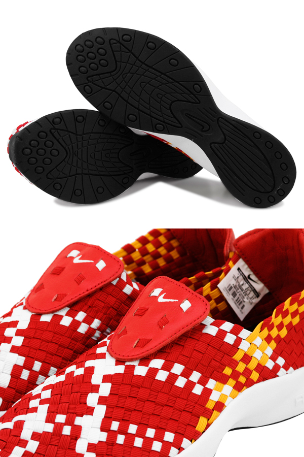 ナイキ エア ウーブン QS レッド/ホワイト/イエロー 530986-610