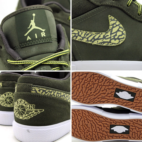 ナイキ エアジョーダン レトロ V.1 カーキ/イエロー/ホワイト 481177-307