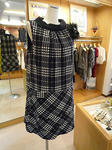 チェックワンピース