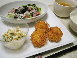 晩ご飯全景