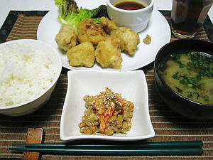 晩ご飯全景