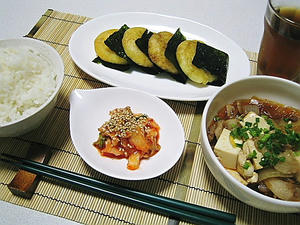 晩ご飯全景