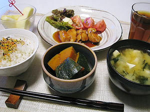 晩ご飯全景