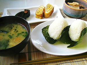 粗食な昼食