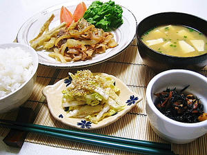 晩ご飯全景