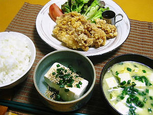 晩ご飯全景