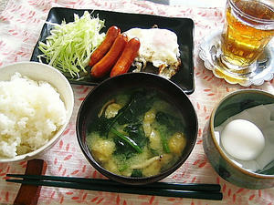朝食
