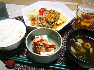 晩ご飯全景