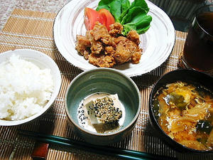 晩ご飯全景