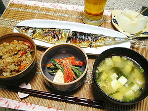 晩ご飯全景