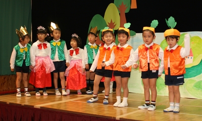 生活発表会 三つ子親父のデビュー