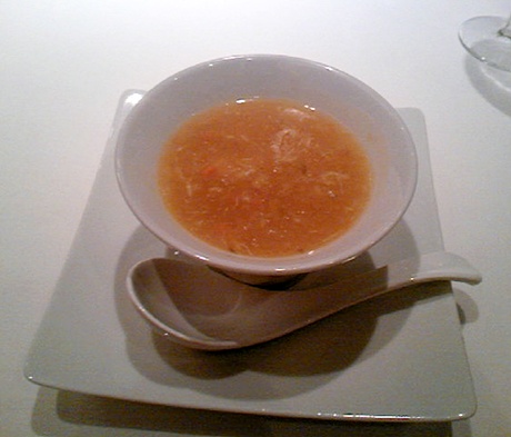 上海蟹のスープ