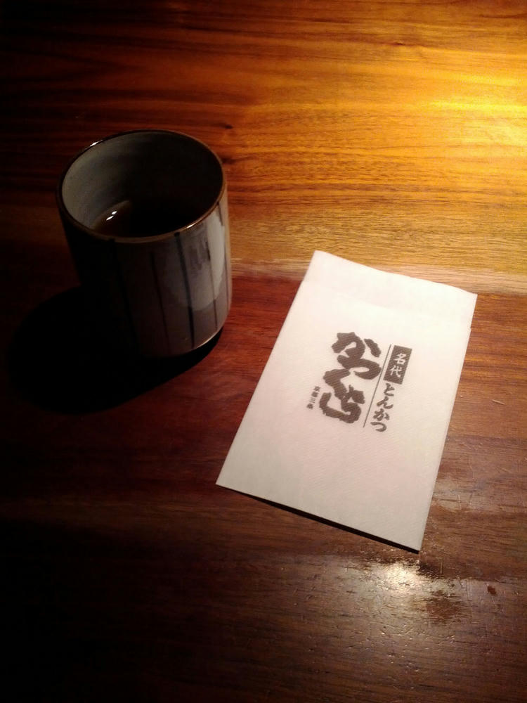 あるとんかつ屋さんにて