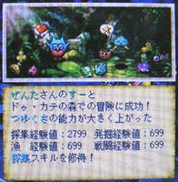 つゆくさ採集上級スキル修得!