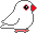 この「ミニ白文鳥」は★ぷちぴよ★のRIEさん作です！