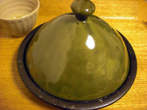 ほっくり蒸し煮鍋（タジン鍋）みどり