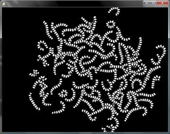 仲間から間隔を保つように
