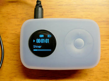 再生中 文字は読みやすい