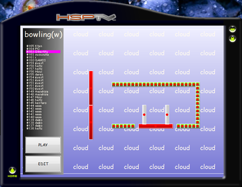 回転ブロックを利用した、qwertityさんのステージ