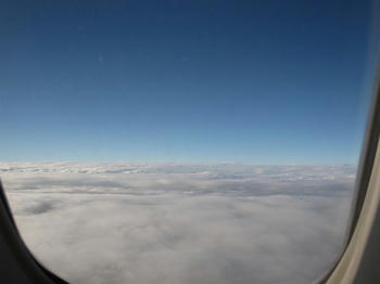 飛行機からの景色