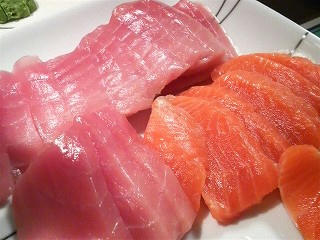 まぐろとサーモン