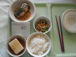 ３月９日昼食