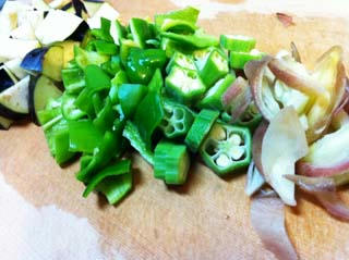 野菜刻んだところ