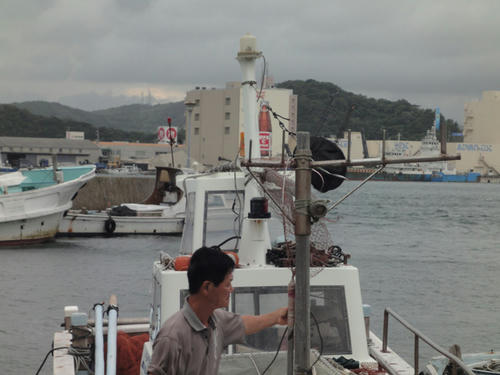 漁具片付け