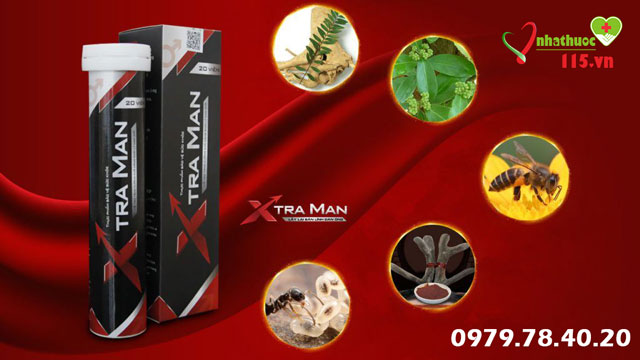 thành phần viên sủi xtra man