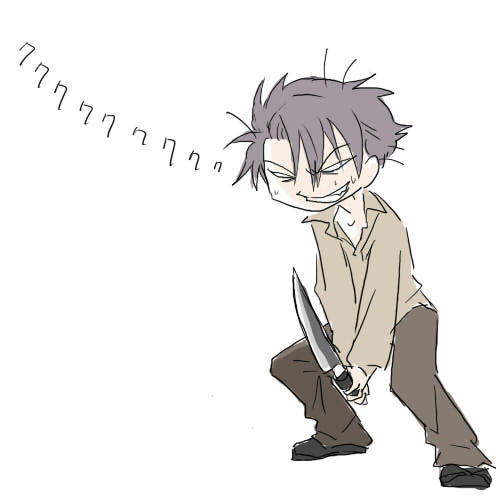 にげ・・・ないでー