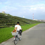 老人と犬チャリ