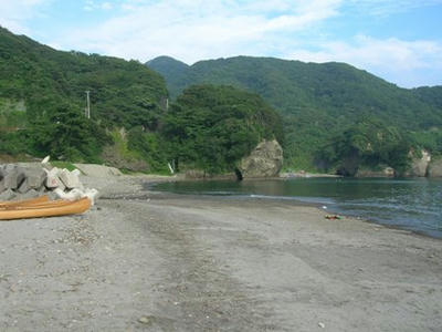 子浦の海