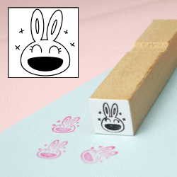 ぷちスタンプ 笑いぴょこちゃん