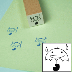 ぷちスタンプ 雨