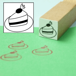 ぷちスタンプ ショートケーキ