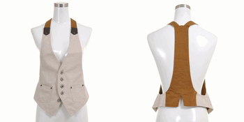 UNRELISH 通販の流行のカツラギツイルベスト