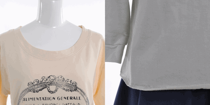 UNRELISH ロゴプリントプルオーバー