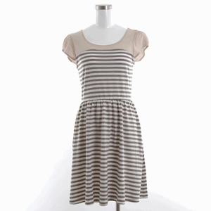 UNRELISH(アンレリッシュ) 通販 チュール切替ボーダーワンピース