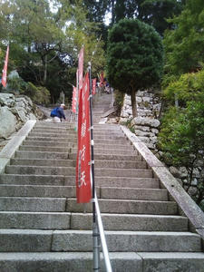 竹生島の階段