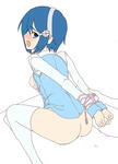 腕を縛って、脱がしてみた