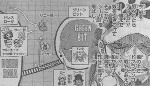 One Piece 第723話 空を駆ける闘い 黒足 Vs 天夜叉 変更作戦 トルトルの漫画発表会