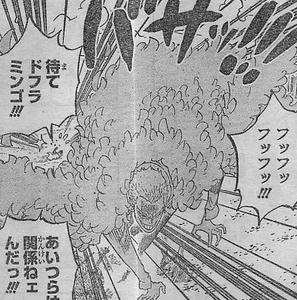 One Piece 第723話 空を駆ける闘い 黒足 Vs 天夜叉 変更作戦 トルトルの漫画発表会