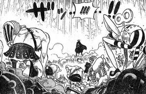 Onepiece 第726話 ヴァイオレットの正体は 兵隊さんは リッキーも リク一族 トルトルの漫画発表会