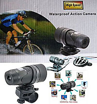 スポーツビデオカメラ（バイク等車載用小型ビデオカメラ）