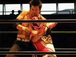 ZESTを締め上げる藤田