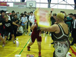 アジャ様の応援ボードでの一撃