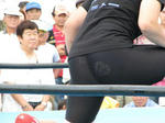 気になる石野のスパッツの中身…