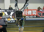 体重0kgの怨霊を滞空ブレーンバスターで投げる姐さん