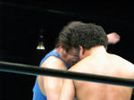 南野と沼二郎の頭突き合戦